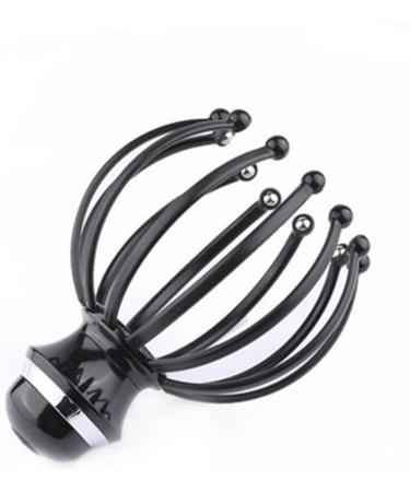 Beaupretty Electric Scalp Massage Device - Curly Hair Treatment Shampoo Brush | 1stk Curved Brush for Scalp Care - 17.6x13.7 Black - Buy Online on GoSupps.com