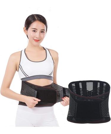 Ultra-thin lumbar belt summer bracket for the lower back unisex waist trainer lumbar vertebrae decompression belt for back pain herniated disc sciatica scoliosis (color: fra man XL