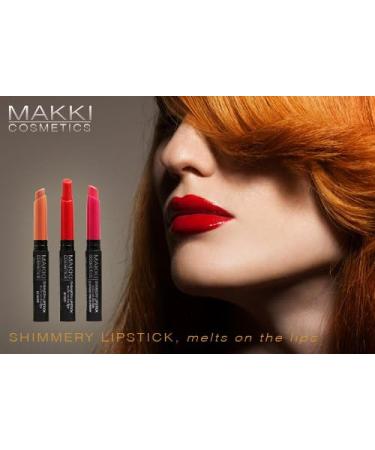  Makki Makki Glossy Lipstick Melts to Lips 5 Sparkly Pink Raspberry - Buy Online on GoSupps.com