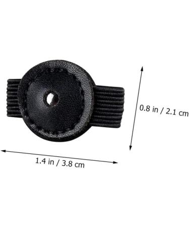 FOMIYES Magnetic Toe Covers - Set of 2 | Flex Tools for Body Sculpting | Drainage & Therapeutic Ring | Black Leather Magnet Toe Separators - Buy Online on GoSupps.com