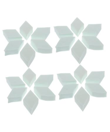 DOITOOL 2 Makeup Powder Sponge Facial Cleansing Sponge Wet Dry Cosmetic Puff Disposable Foam Applicator Puffs Makeup Wedges Makeup Sponge Powder Puff Cream Wedge Shape