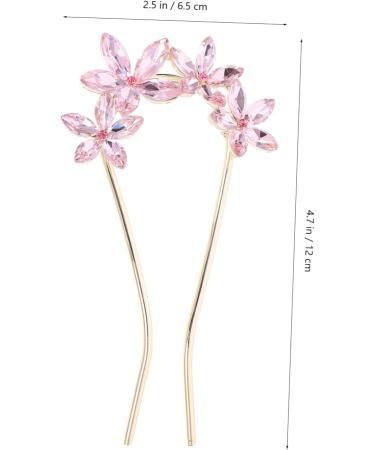 Healeved U-shaped Card Issuance Rhinestone Hair Pins Wedding Headpiece Chignon Pin Bridal Hair Accessories Hair Styling Pins Hair Barrettes Hair Decorations for Women Rhinestones - Buy Online on GoSupps.com