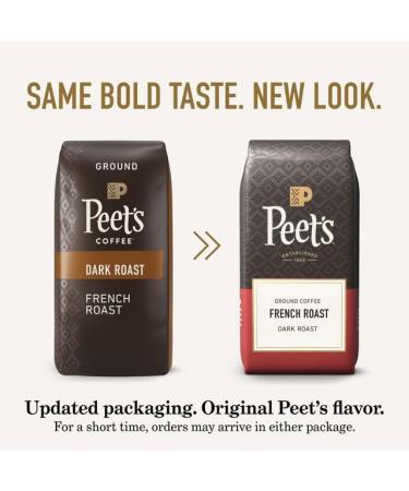 Peet's Coffee Caf moulu torr fi fonc French Roast Sac de 794 ml r ti fran ais 28 g (Lot de 1) - Buy Online on GoSupps.com