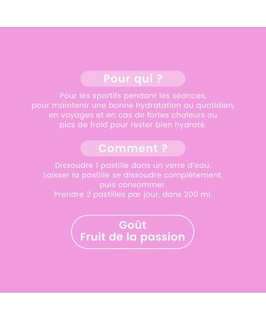 Santarome Bio - Hydra'max - Booster d'hydration et d' nergie - Optimise l'hydratation - Riche en lectrolytes - Go t Fruit de la Passion - 20 pastilles effervescentes - France - Buy Online on GoSupps.com