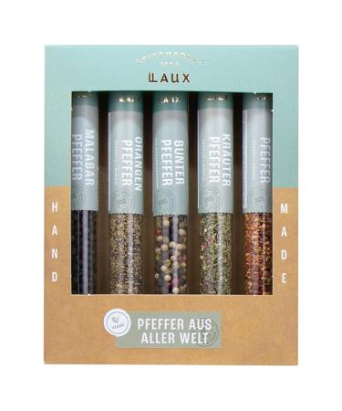 Laux pepper from all over the world - gift box with 5 premium grill spices - from high -quality ingredients - gifts for women & men - Easter gifts - Buy Online on GoSupps.com