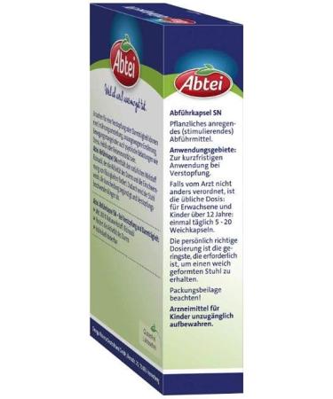 Abbey Slot Capsules for Constipation Relief - 40 Soft Capsules with Herbal Castor Oil - Activate Healthy Digestion - Buy Online on GoSupps.com