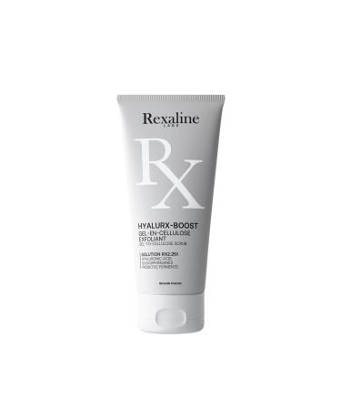 Rexaline HYALURX-BOOST Gel-en-Cellulose Exfoliant Acide Hyaluronique RX2 Cellulose & Probiotiques limine Cellules Mortes & Points Noirs Peaux Sensibles 50ml