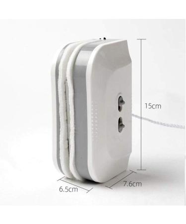 White Double-Sided Wipe Window Cleaner for Single Glazing Fit to Window Thickness Glider Washing Glass Cleaning Brush Tools for - Buy Online on GoSupps.com