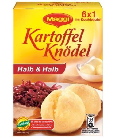 Maggi potato dumplings half&half cooking bag pack of 6 (6 x 200 g pack)