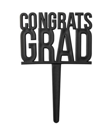 Congrats Grad Graduation Party Cupcake Picks - 24 pc