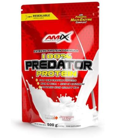 AMIX Predator Protein - 500g Strawberry - Buy Online on GoSupps.com