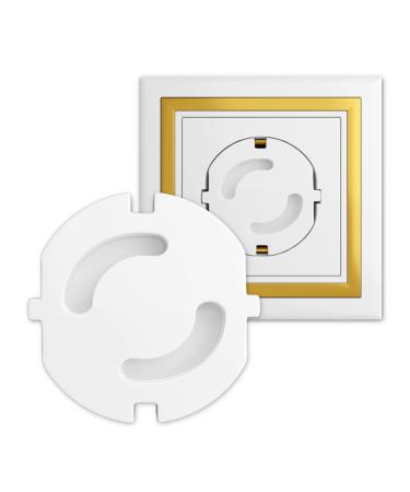 Hoffenbach socket child safety lock pluggable 12x - child safety lock for sockets - socket safety lock for babies and children - Buy Online on GoSupps.com