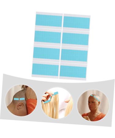 VINTORKY 8 Sheets Seamless Hair Extensions Hair Ties for Women Double Sided Extension Tape Hair Extension Holder Two Sided Tape Lace Wig Tape Double Sided Film Women's Pu No Trace - Buy Online on GoSupps.com