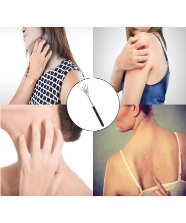 6-Piece Stainless Steel Telescopic Massager Set - Back Scraper & Crawler with 59cm Reach for Ultimate Relaxation - Buy Online on GoSupps.com