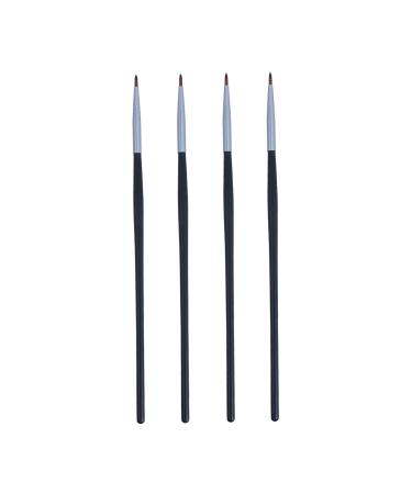 Didiseaon Thin Eyeliner Brush 4pcs Fine Eyeliner Brush Eyeliner Pencil Eyeshadow Applicator Cosmetic Brush Make up Eyebrow Line