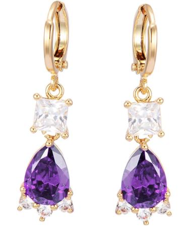 COHEALI 2 Pairs Earings for Women Women s Earrings Post Earrings for Women Womens Earrings Zircon Ear Rings Small Fresh Earrings Women Ear Rings Miss Purple Small and Fresh Jewelry Purplex3pcs mediumx3pcs - Buy Online on GoSupps.com