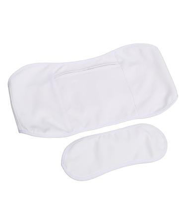 Castor Oil Wrap Set for Waist & Neck - Reusable Bio-Rigid Cotton Compress for Relaxation | International Shipping Available - Buy Online on GoSupps.com