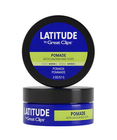 GREAT CLIPS LATITUDE Pomade | Hair Gel for Men | High Hold + High Shine | 2oz