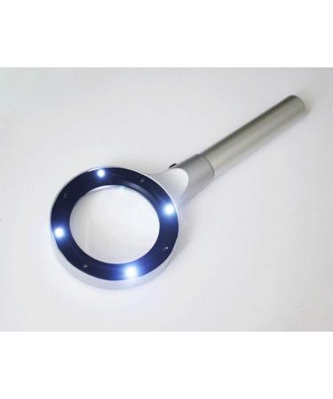 Magnifying Glass Hand-held Metal Mirror Acrylic Optical Lens magnified 30 Times Lightweight and Resistant to Falling Made in China - Buy Online on GoSupps.com