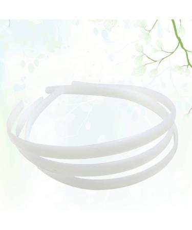 12 Non-Toxic DIY Headbands - Wide No Teeth Hairband Accessories for Women & Girls (White) - Buy Online on GoSupps.com