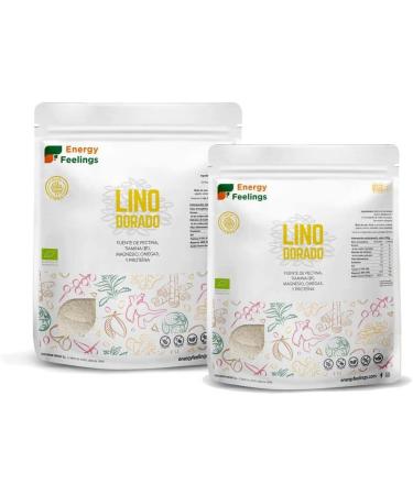  Energy Feelings Eco Golden Flaxseed Flour 500g Powder - Buy Online on GoSupps.com