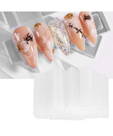 50 PCs Nail Art Color Card - Transparent False Nail Tips for Home & Salon Display - Buy Online on GoSupps.com
