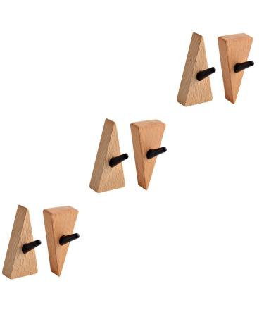 Alipis 6 Pcs Hangers Hooks Clothes Rack Porch Hanger Clothes Hanger Coat Hanger Storage Rack No Punching