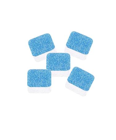 5pcs Toilet Bowl Cleaner Tablets Bathroom Toilet Tank Cleaner Strong Detergent Household Toilet Bacteriostatic Effervescent Tablet (Blue)