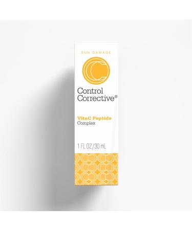 CONTROL CORRECTIVE VitaC Peptide Complex Vitamin C Peptide Face Serum with Antioxidants Collagen Support & Hydration for Aging or Uneven Skin - Buy Online on GoSupps.com