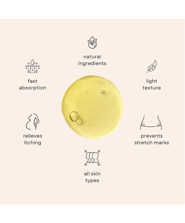 S rum pour le ventre huile raffermissante et hydratante pour le ventre nourrit et renforce l' lasticit de la peau r duit les vergetures pour tous types de peau (1 Pcs) - Buy Online on GoSupps.com