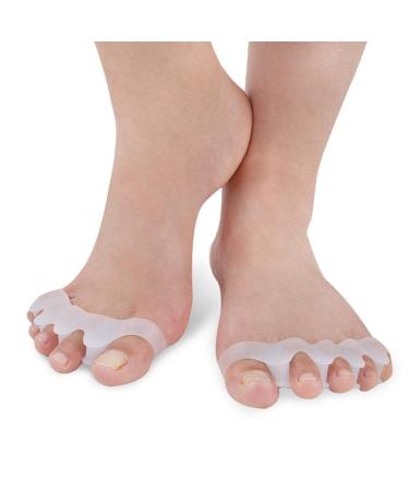 Toe Separator Bunion Pain Relief Pads - Foot Corrector in Beige | International Shipping Available - Buy Online on GoSupps.com