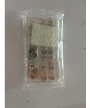 Kalolary 144PCs False Nails Set - Full Finger Acrylic Artificial Nails with Glue Stickers for Women & Girls | Nail Art DIY Decoration - Buy Online on GoSupps.com