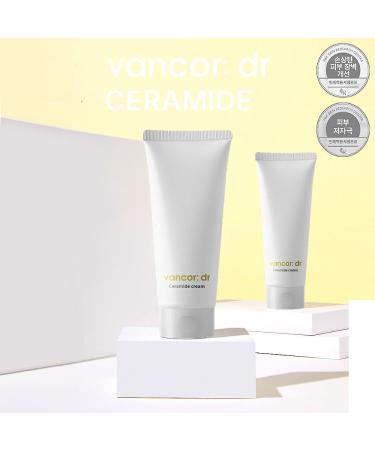 Dr Vancor Ceramide Cream 10000ppm - Korean Glass Skin Moisturizer 60ml | Achieve Radiant Glass Skin - Buy Online on GoSupps.com