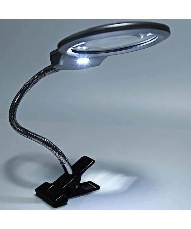 Magnifiers Magnifier Magnifying Glass Stand 10X 20X Desktop Magnifier with Led Jumbo Lens Hands Free Magnifying with Light for Reading Comfortable Anniversary - Buy Online on GoSupps.com