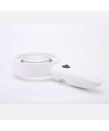 Portable Magnifier Handheld Magnifier with White/Purple LED Eldly/Amblyopia/Low Vision Reading Portable Non-Slip Handle Easy to Use Full of Stars - Buy Online on GoSupps.com