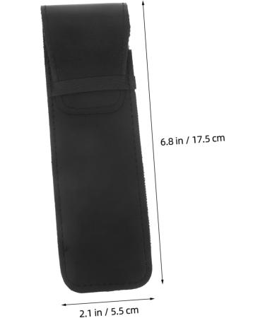 Buy Minkissy 4-Piece Men's Razor Accessories Set Travel Case Protective Cover & Leather Bag for Shaving - Buy Online on GoSupps.com