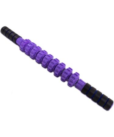 Body Massage Sticks | Muscle Soreness Relief Tool for Athletes | Cramps Relief Roller - Blue/Purple Foam Handle - Buy Online on GoSupps.com