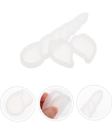 OUNONA 2pcs DIY Baking Mold Unicorn Horn Silicone Lollipop Silicone Candle Fun Animal Cake Molds Horn Ears Molds Chocolate Candy Molds Fondant Cake White Silica Gel Popsicle - Buy Online on GoSupps.com