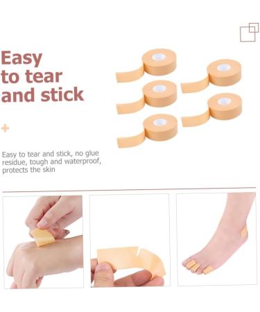 5 Rolls Clear Heel Stickers Non-Skid Tape - Anti-Wear Foot Sole Protector Pads for Heels | Durable Shoe Sticker & Liner - Buy Online on GoSupps.com