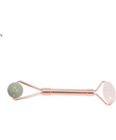 Premium Face Roller Massage Tool - Double Headed Jade Roller for Wrinkle Relief & Muscle Relaxation | Portable Facial & Neck Massage - Buy Online on GoSupps.com
