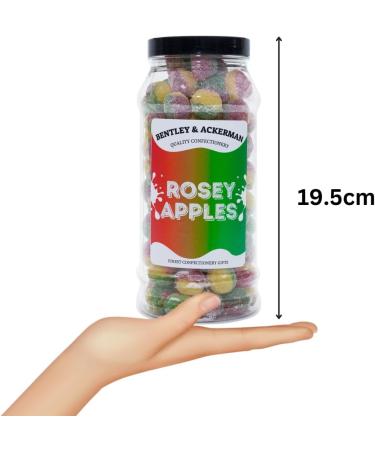 Rosey Apples - (620g) Original Retro Rosey Apples Boiled Sweets in a Gift Jar By Bentley & Ackerman's Sweet Shop. - Buy Online on GoSupps.com