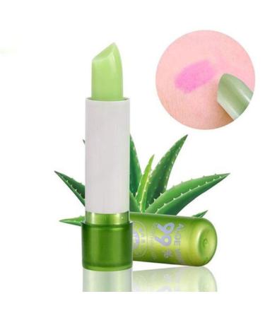 YOMXL Aloe Moisturizing Lipstick Color Changing Long Lasting Lip Stick Waterproof Lipstick Lip Cream