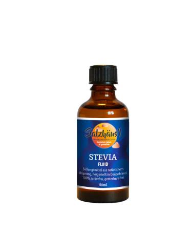 STEVIA Fluid SALZH US L 50 ml / Stevia in liquid form / natural sweetener / premium quality / sugar substitute