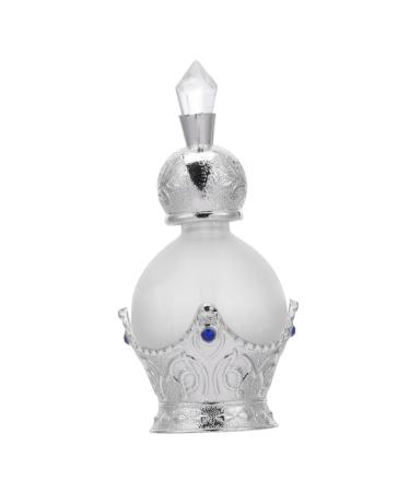 Beaupretty Essential Oil Perfume Bottle Vintage Refillable Fragrance Perfume Refill Bottle Keychain Comb Spice Dispenser Airless Pump Jar Decor Travel Aromatherapy Bottle Glass Mini 8.5x3.5cm Silver