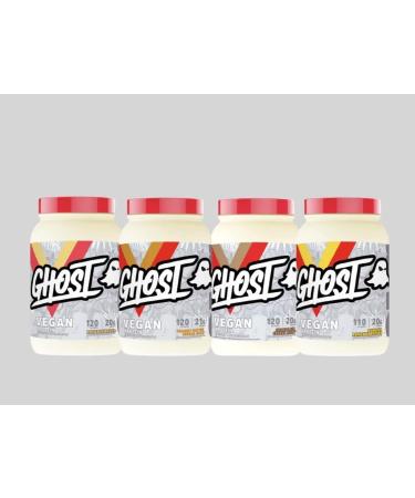 Ghost Vegan Protein - 2lbs 910g 28 Servings per Tub Gluten Free Soy Free Vegan Friendly 20+ Grams of Protein per Scoop Fully Disclosed Vegan Blend (Pancake Batter) 910 g (Pack of 1) - Buy Online on GoSupps.com