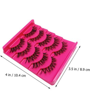 Angoily 45 Pairs Fake Eyelashes Fake Bottom Lashes False Eyelashes Bulk Lash Magnetic Eyelash Artificial Eyelash Faux Lashes Fluffy Supplies Transparent Stalk Handmade Hair Dense A539 - Buy Online on GoSupps.com