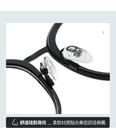 SERONI Blue Light Blocking Glasses for Women & Men - Metal Temple Tr90 Round Frame UV Protection Pink-Gold - 52mm - Buy Online on GoSupps.com