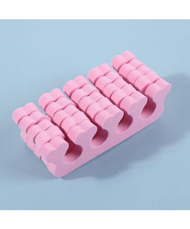 Pink 100 Pcs Disposable Soft Sponge Toe Finger Separators for Pedicure - Buy Online on GoSupps.com