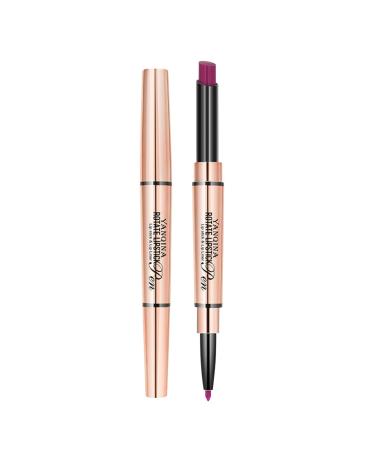 TianWlio Women's Makeup - Liquid Lipstick - Matte Lipstick - With 2-in-1 Lip Liner - Waterproof and Long-Lasting - Waterproof - Long Lasting