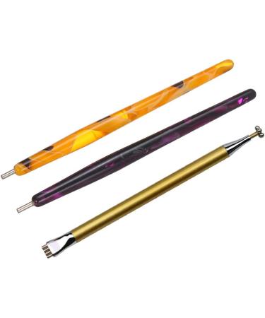 Nail Art Magnet Pen Double Head Flower Design Pen Magnetic Pick-Up Tool Cat Eye Magnetic Stick Flower Magnet Pen - Buy Online on GoSupps.com